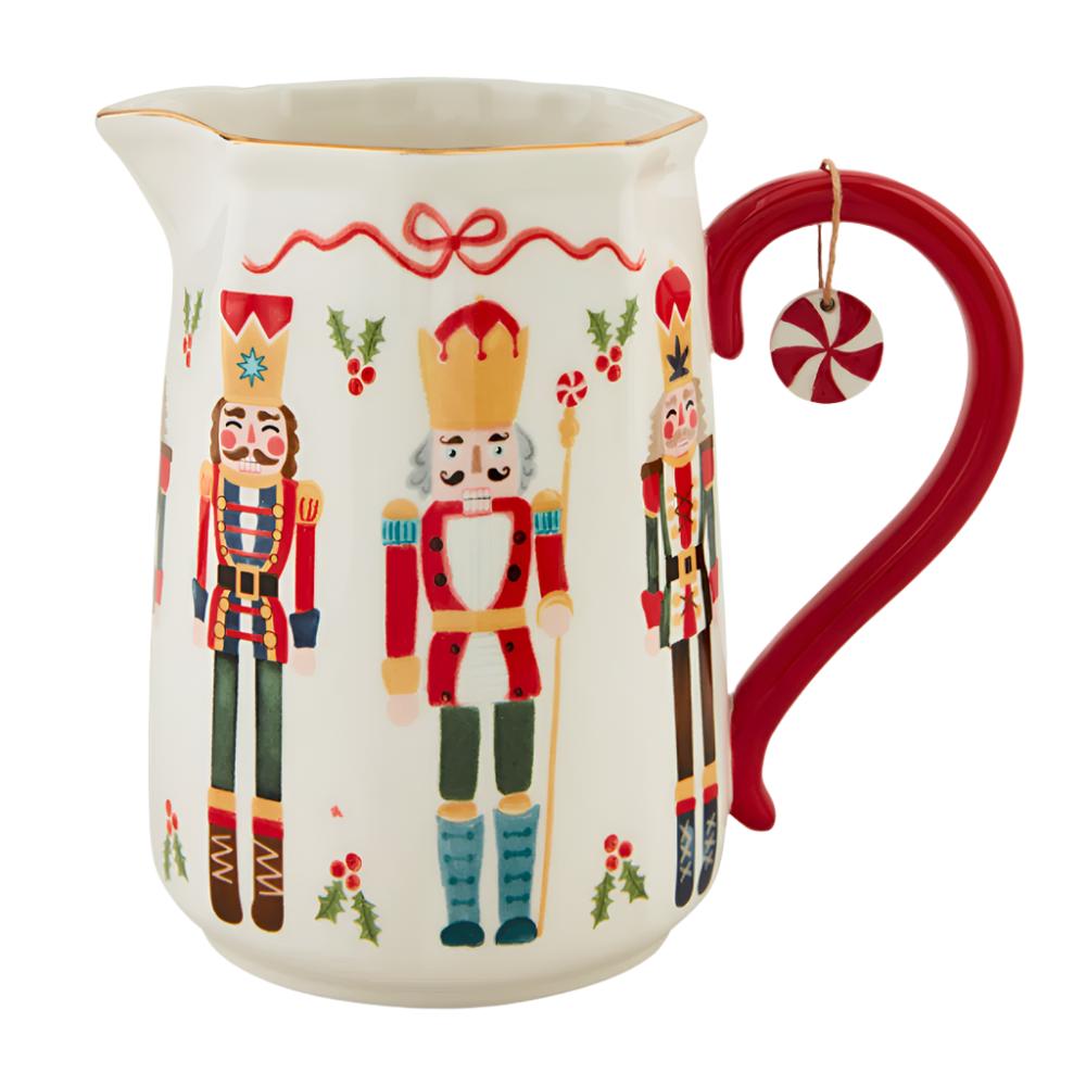 Mud Pie Nutcracker Pitcher HOME & GIFTS - Home Decor - Seasonal Decor Mud Pie   