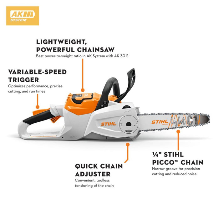 Stihl MSA 80 Battery Powered Chainsaw Garden Supplies - Tools & Equipment Stihl Equipment