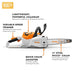 Stihl MSA 80 Battery Powered Chainsaw Garden Supplies - Tools & Equipment Stihl Equipment