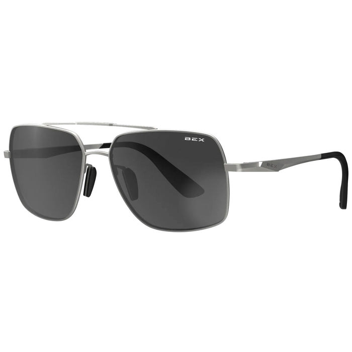 BEX Wing Sunglasses ACCESSORIES - Additional Accessories - Sunglasses Bex Sunglasses Matte Silver/Gray/Silver