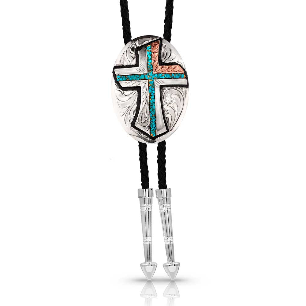 Montana Silversmith Inner Light Turquoise Bolo Tie MEN - Accessories - Jewelry & Cuff Links Montana Silversmiths   