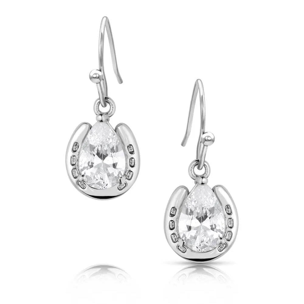 Montana Silversmith Lucky Trot Crystal Earrings WOMEN - Accessories - Jewelry - Earrings Montana Silversmiths   