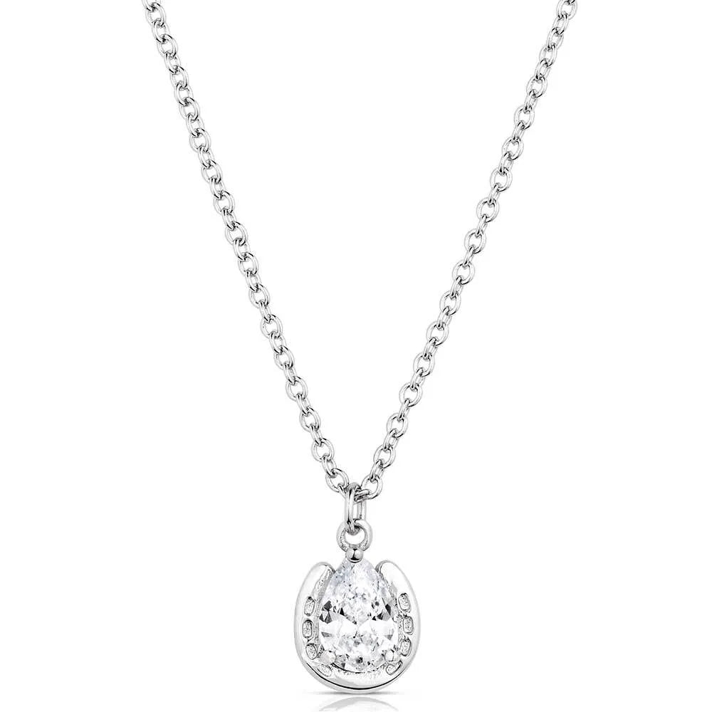 Montana Silversmith Lucky Trot Crystal Necklace WOMEN - Accessories - Jewelry - Necklaces Montana Silversmiths   