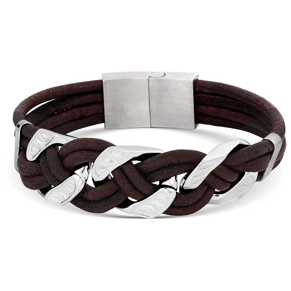 Montana Silversmith Rusted Braided Bracelet MEN - Accessories - Jewelry & Cuff Links Montana Silversmiths   