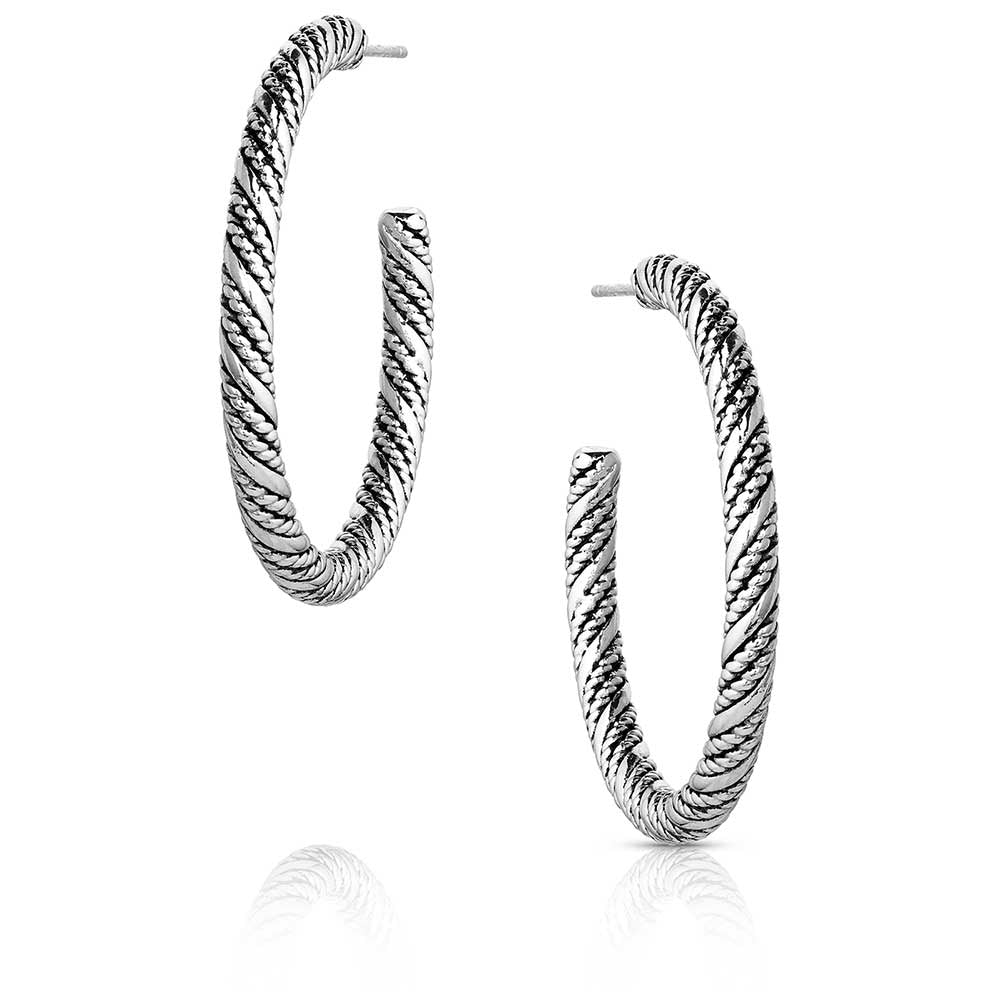 Montana Silversmith Subtle Style Hoop Earrings WOMEN - Accessories - Jewelry - Earrings Montana Silversmiths   