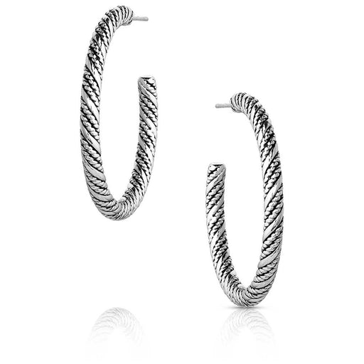 Montana Silversmith Subtle Style Hoop Earrings WOMEN - Accessories - Jewelry - Earrings Montana Silversmiths   