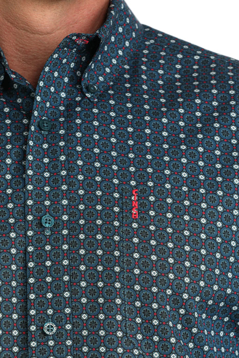 Cinch Men's Blue Modern Button Down Shirt MEN - Clothing - Shirts - Long Sleeve Cinch