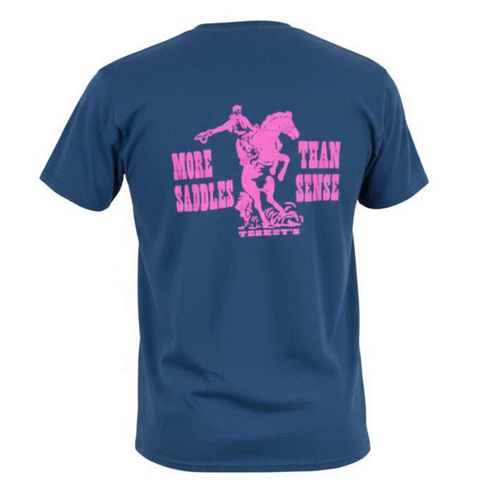 Teskey's More Saddles Than Sense Tee