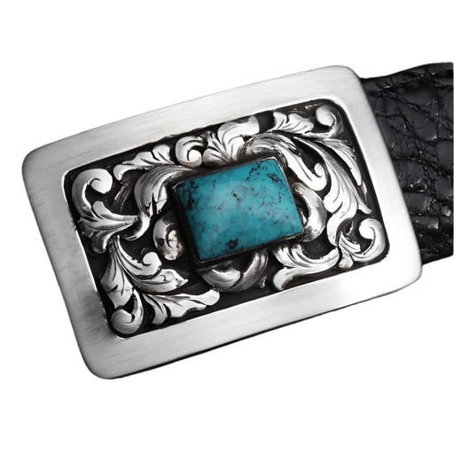 Comstock Heritage Mason Dufrene Turquoise Buckle ACCESSORIES - Additional Accessories - Buckles Comstock Heritage   