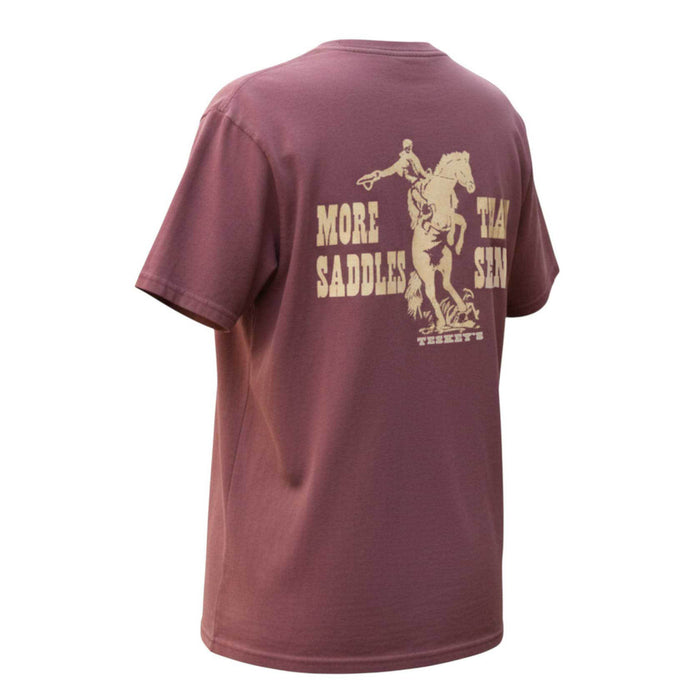 Teskey's More Saddles Than Sense Tee
