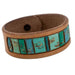 McIntire Turquoise Leather Cuff WOMEN - Accessories - Jewelry - Bracelets McIntire Saddlery   