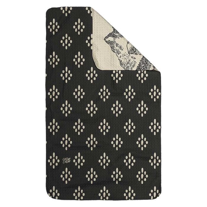 Meadow Cowgirl Dot Diamond Reversible Kitchen Towel
