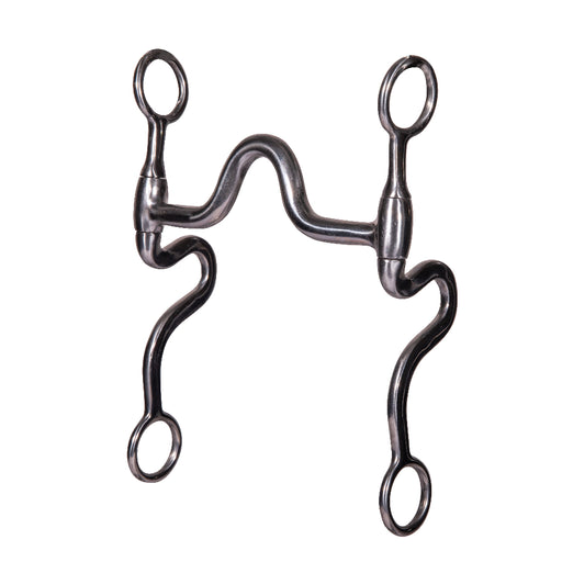 Professional's Choice Swept Back Seven Shank Medium Port Tack - Bits Professional's Choice   