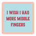 Middle Fingers Coaster HOME & GIFTS - Gifts Drinks On Me   