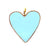 Mint Enamel Heart Pendant WOMEN - Accessories - Jewelry - Pins & Pendants Karli Buxton   