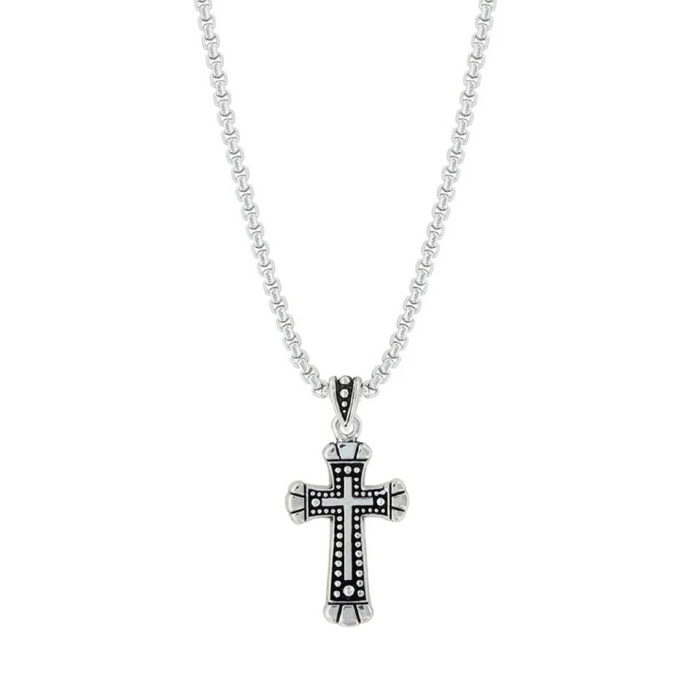 Montana Silversmiths Flourished King Cross Necklace MEN - Accessories - Jewelry & Cuff Links Montana Silversmiths   