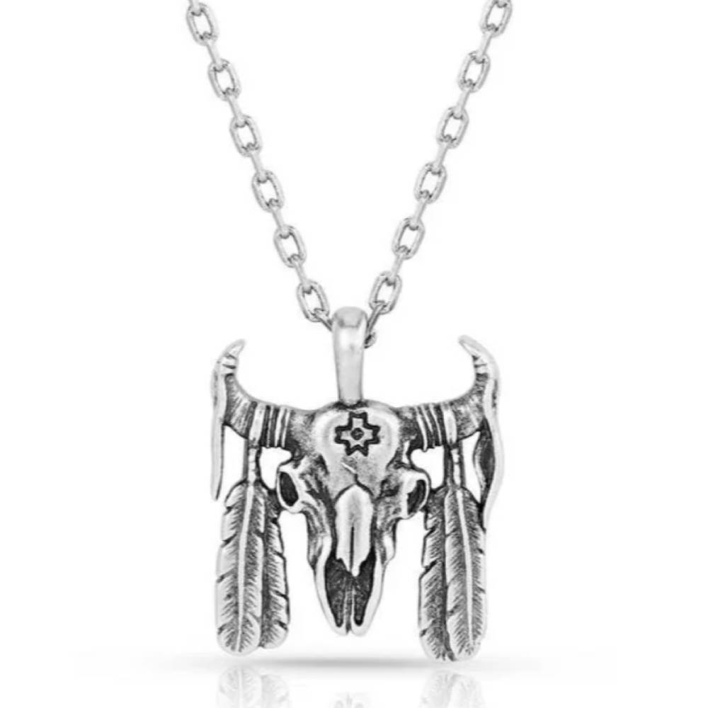 Montana Silversmiths Buffalo Skull Pendant Necklace WOMEN - Accessories - Jewelry - Necklaces Montana Silversmiths   