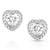 Montana Silversmiths Crystal Heartstring Heart Earrings WOMEN - Accessories - Jewelry - Earrings Montana Silversmiths   