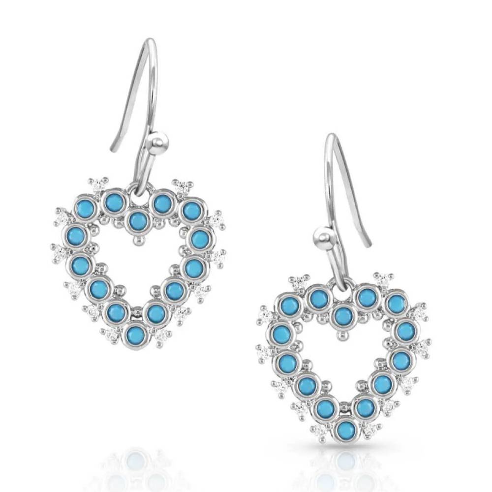 Montana Silversmiths Deepest Love Blue Crystal Earrings WOMEN - Accessories - Jewelry - Earrings Montana Silversmiths   