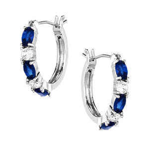 Montana Silversmiths Endless Montana Blue Crystal Earrings WOMEN - Accessories - Jewelry - Earrings Montana Silversmiths   