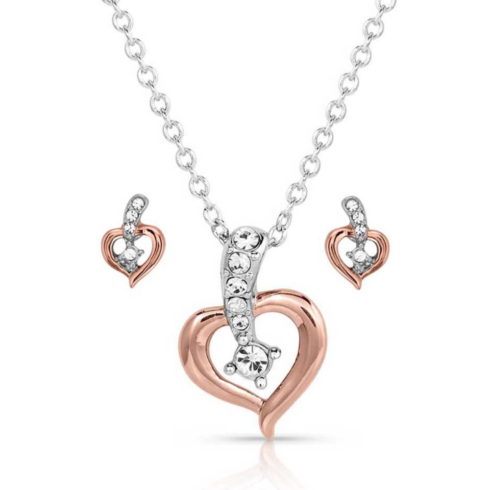 Montana Silversmiths Heart on the Line Jewelry Set WOMEN - Accessories - Jewelry - Jewelry Sets Montana Silversmiths   