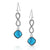 Montana Silversmiths Infinite Sky Turquoise Earrings WOMEN - Accessories - Jewelry - Earrings Montana Silversmiths   
