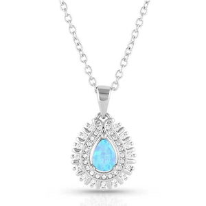 Montana Silversmiths Radiating Crystals Opal Necklace WOMEN - Accessories - Jewelry - Necklaces Montana Silversmiths   