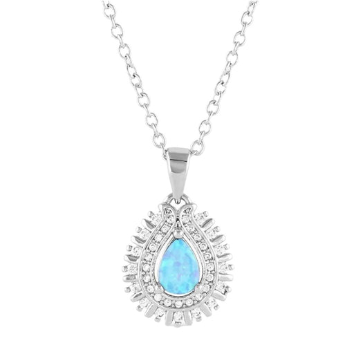 Montana Silversmiths Radiating Crystals Opal Necklace WOMEN - Accessories - Jewelry - Necklaces Montana Silversmiths   