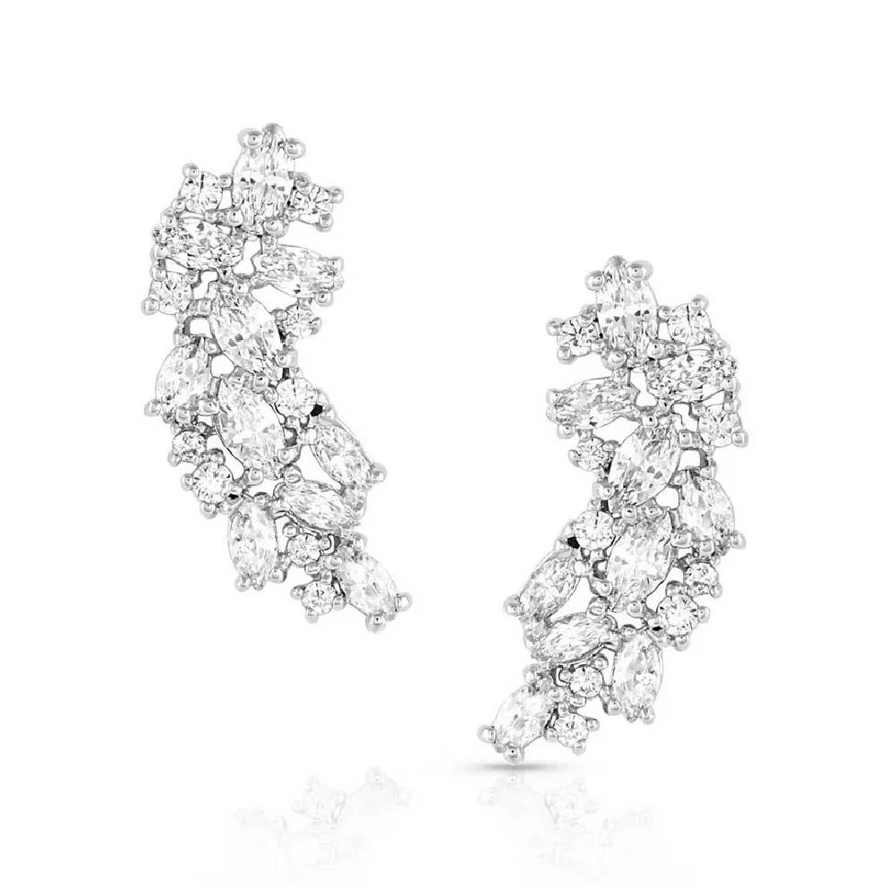 Montana Silversmiths Shimmering Display Crystal Earrings WOMEN - Accessories - Jewelry - Earrings Montana Silversmiths   