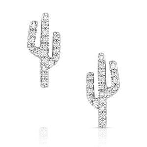 Montana Silversmiths Sparkling Saguaro Earrings WOMEN - Accessories - Jewelry - Earrings Montana Silversmiths   