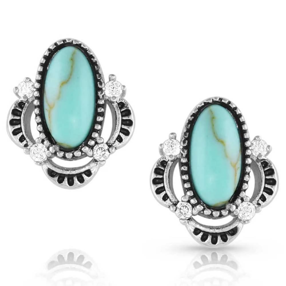Montana Silversmiths Turquoise Treasure Earrings WOMEN - Accessories - Jewelry - Earrings Montana Silversmiths   