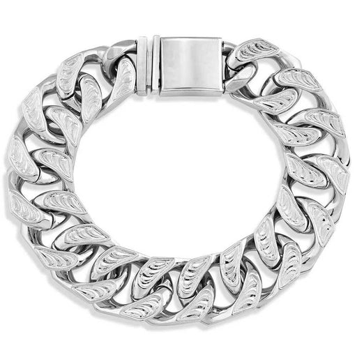 Montana Silversmiths Western Cuban Link Bracelet MEN - Accessories - Jewelry & Cuff Links Montana Silversmiths   