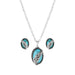 Montana Silversmiths World's Feather Turquoise Jewelry Set WOMEN - Accessories - Jewelry - Jewelry Sets Montana Silversmiths   