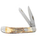 Moore Maker Stag Handle Trapper Folding Knife Knives Moore Maker