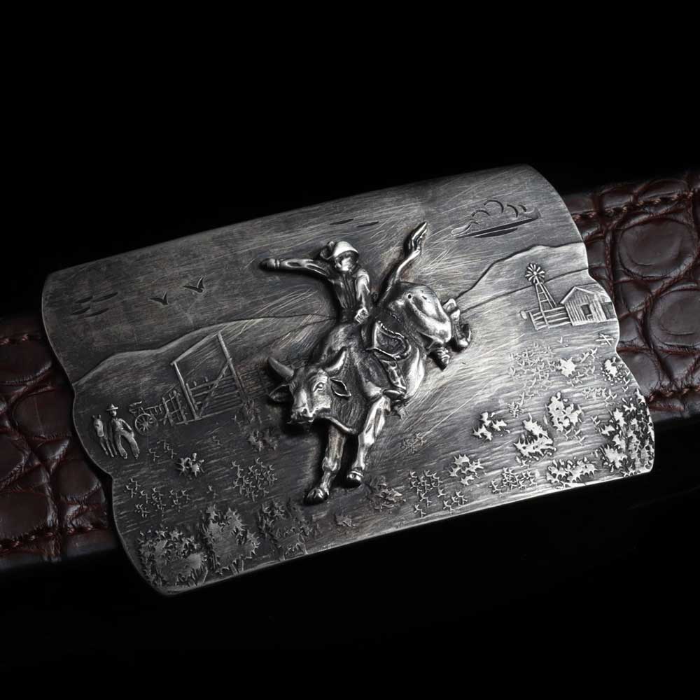 Comstock Heritage Bull & Rider Ranchwear Belt Buckle ACCESSORIES - Additional Accessories - Buckles Comstock Heritage   