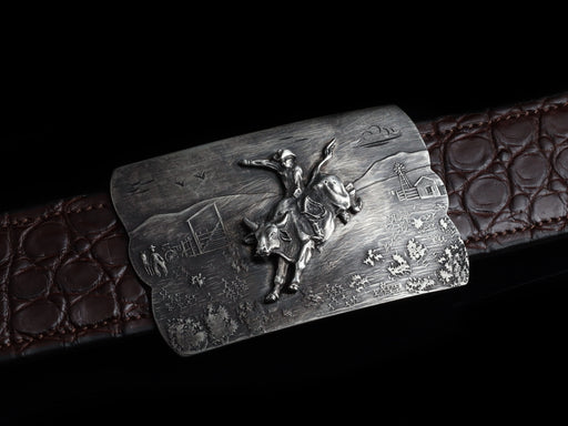 Comstock Heritage Bull & Rider Ranchwear Belt Buckle ACCESSORIES - Additional Accessories - Buckles Comstock Heritage   