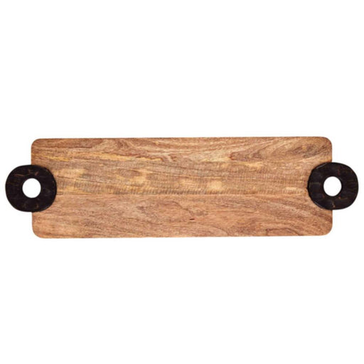 Mud Pie Large Two Tone Handle Board HOME & GIFTS - Tabletop + Kitchen - Serveware & Utensils Mud Pie   