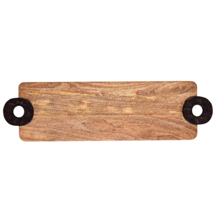 Mud Pie Large Two Tone Handle Board HOME & GIFTS - Tabletop + Kitchen - Serveware & Utensils Mud Pie   