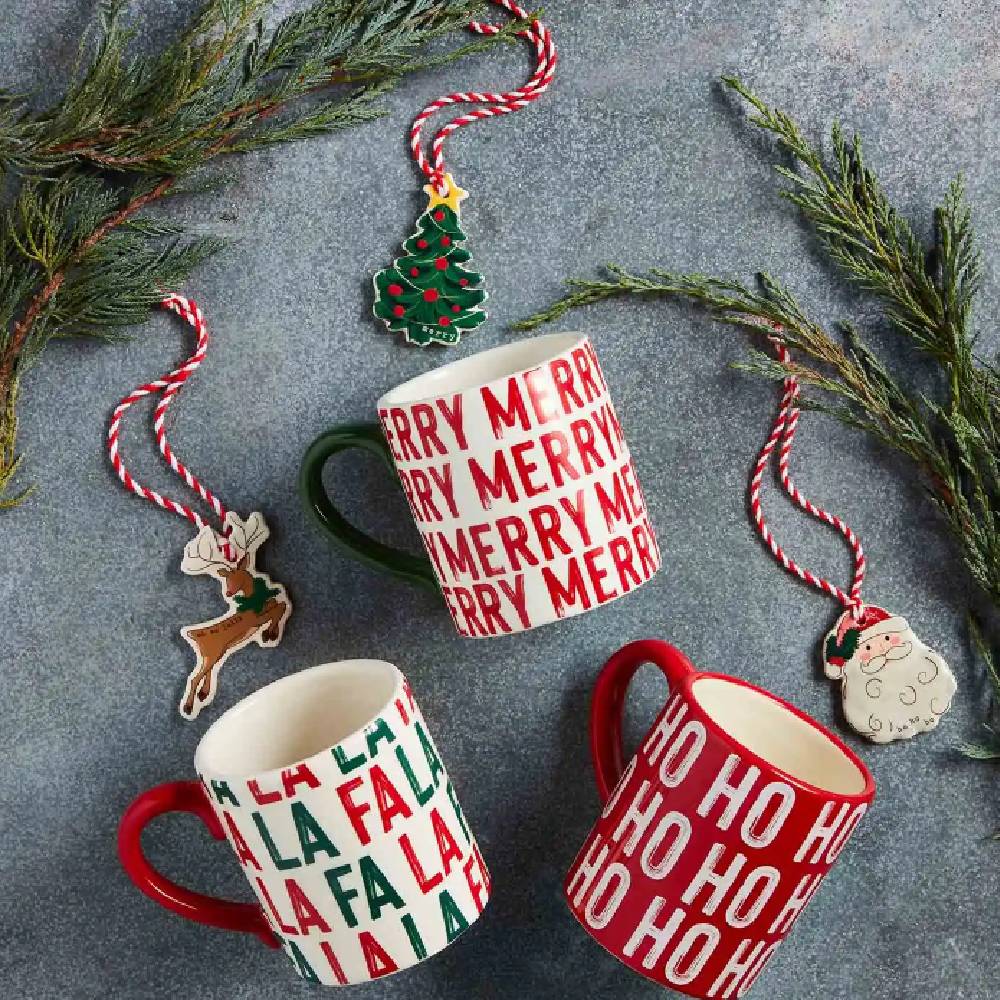 Mud Pie Christmas Mug and Ornament Set HOME & GIFTS - Tabletop + Kitchen - Drinkware + Glassware Mud Pie   