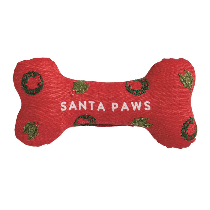 Mud Pie Santa Paws Dog Bone Pets - Toys & Treats Mud Pie
