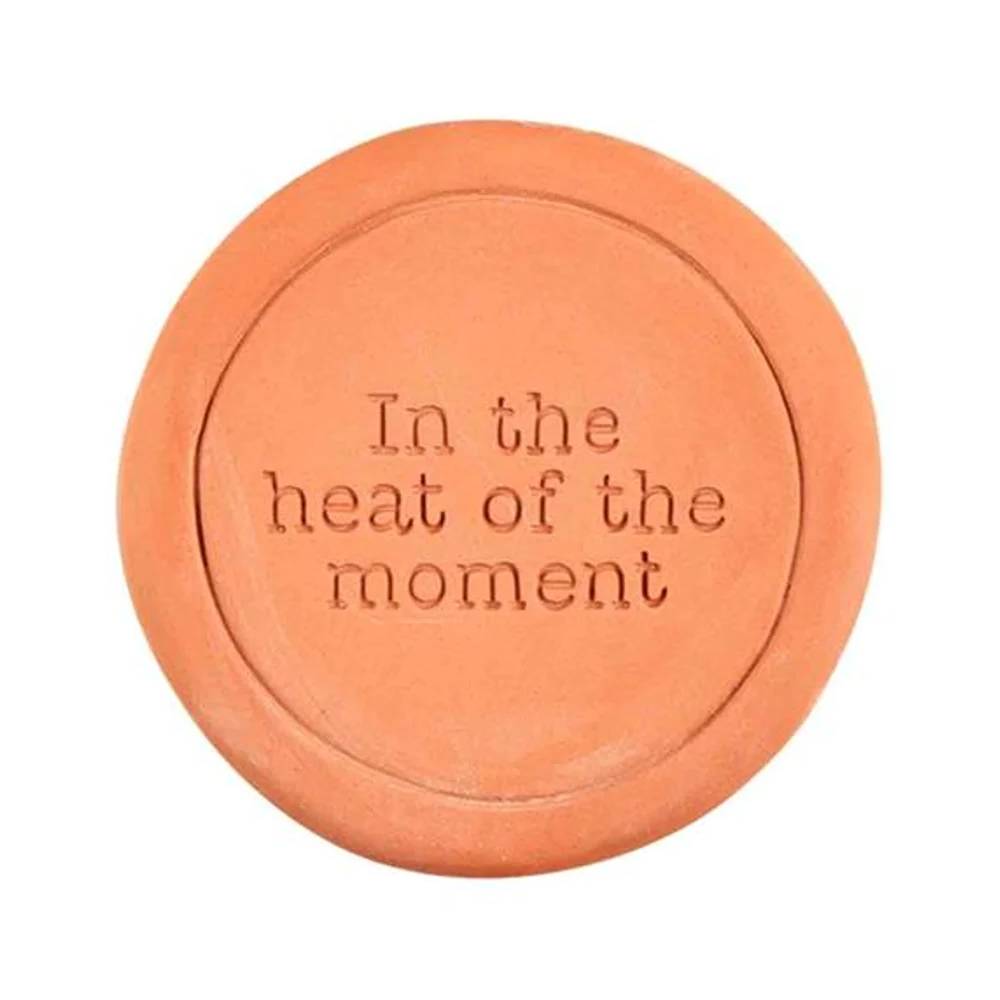 Mud Pie "In The Heat Of The Moment" Warming Coaster FINAL SALE Teskeys