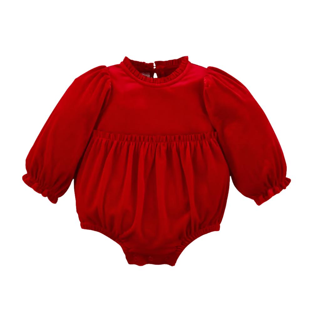 Mud Pie Baby Velvet Bubble Romper KIDS - Baby - Baby Girl Clothing Mud Pie   