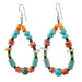 Multi Stone Hoop Earrings WOMEN - Accessories - Jewelry - Earrings Sunwest Silver   