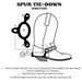 Mustang Spur Tie-Down Tack - Spur Straps Mustang