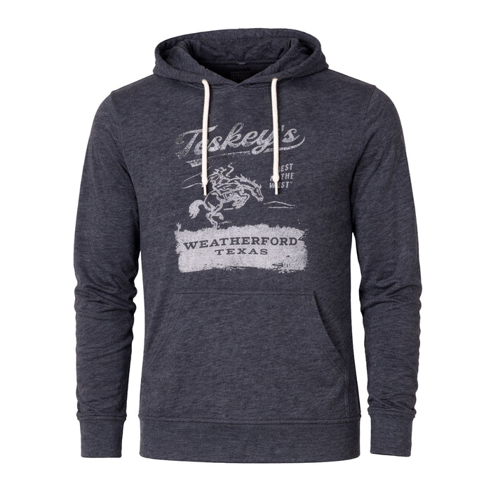 Teskey's Bronco Hoodie Tee - Navy TESKEY'S GEAR - Sweatshirts & Hoodies Teskey's