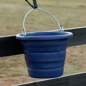 Boss Bucket - Collapsible Bucket Barn - Buckets & Hangers Boss Equine Products Navy  