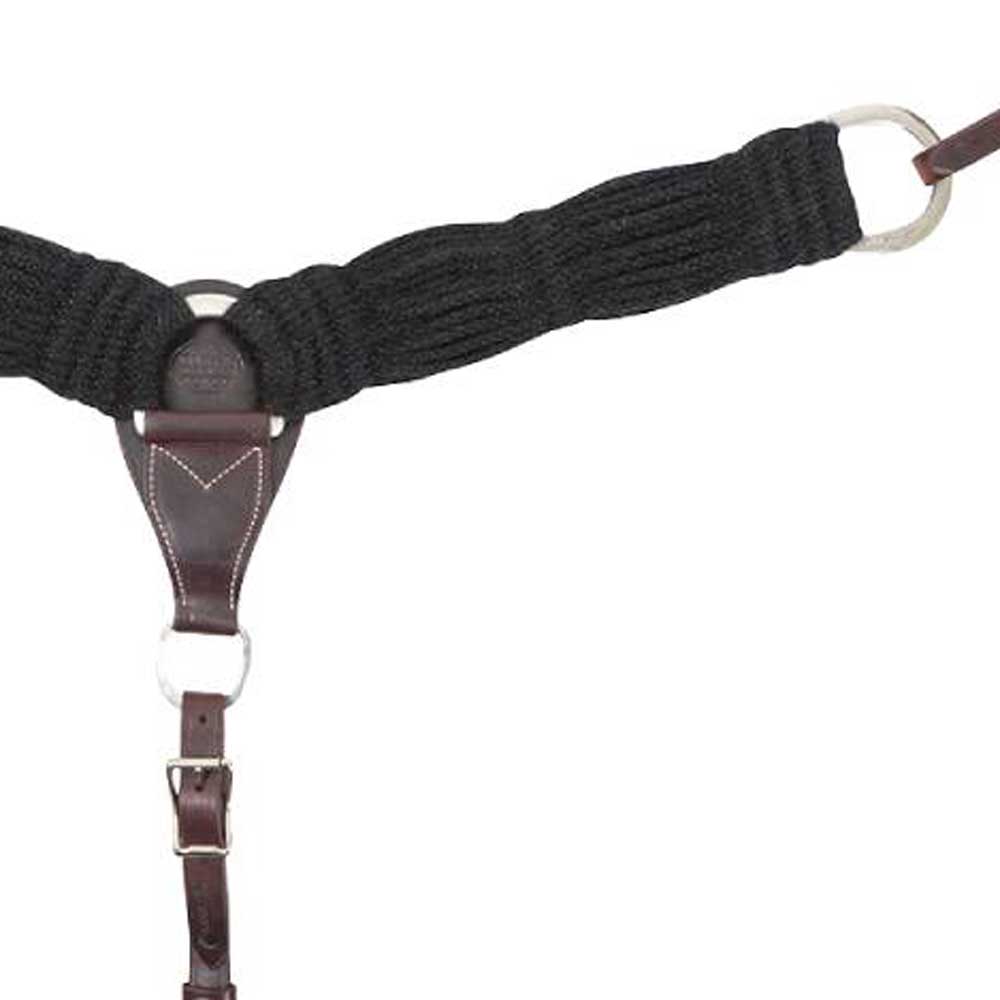 Martin Saddlery Colored Mohair Breast Collar Tack - Breast Collars Martin Saddlery Black