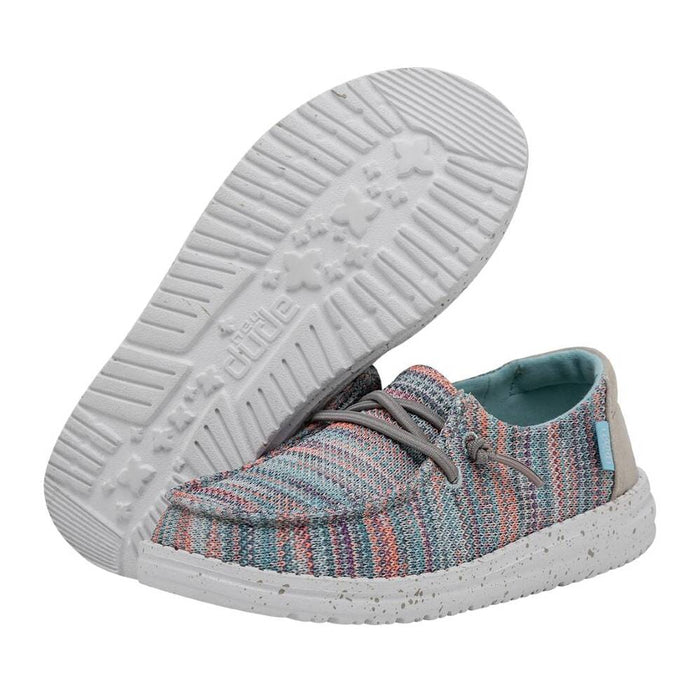 Hey Dude Youth Wendy Stretch - Sunset Pink KIDS - Footwear - Casual Shoes Hey Dude   