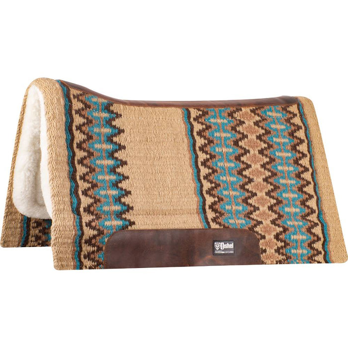 Cashel Blanket Top Performance 34 x 38 Saddle Pad Tack - Saddle Pads Cashel Tan/Blue