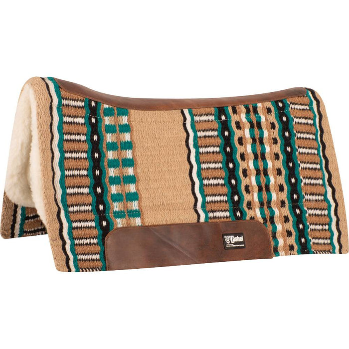 Cashel Blanket Top Performance 32x34 Saddle Pad Tack - Saddle Pads Cashel Tan/Green